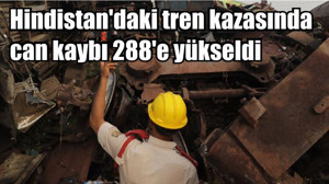 Hindistan'daki tren kazasında can kaybı 288'e yükseldi
