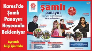 Karesi'de Şamlı Panayırı Heyecanla Bekleniyor