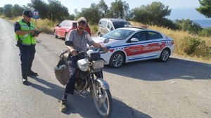 Balıkesir Jandarması’ndan Motosiklet Sürücülerine Özel Denetim