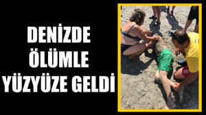Denizde Ölümle Yüzyüze Geldi