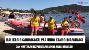 Sarımsaklı Plajında Kaybolma Vakası