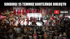 Sındırgı 15 Temmuz Kortejinde Buluştu