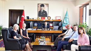 ABD’li Akademisyenler Rektör Prof. Dr. Yücel Oğurlu'yu Ziyaret Etti