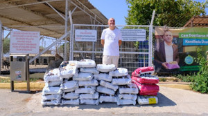 Ayvalık'ın Manzaraları Can Dostlara Mama Oldu