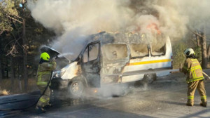 Balıkesir'de Korkutan Yangın ! Araç Bir Anda Alev Aldı