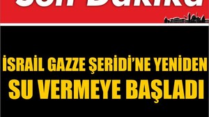 İsrail Gazze Şeridi’ne Yeniden Su Vermeye Başladı