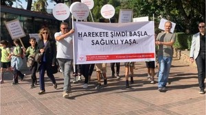 Ören Meydanında Düzenlenen Yürüyüşe Büyük İlgi!