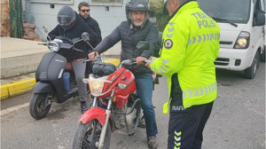 Balıkesir’de 95 Motosiklete Denetim