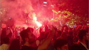 Trabzon'da Galibiyet Sonrası Coşkulu Kutlama