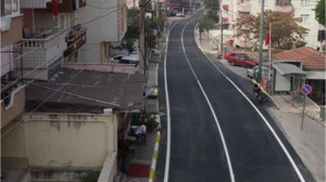 Hastane ile Baruthane Caddesi’ne sıcak asfalt