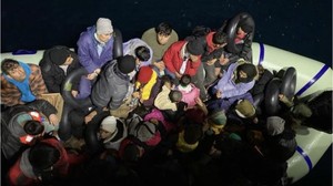 Ayvacık açıklarında 79 kaçak göçmen kurtarıldı