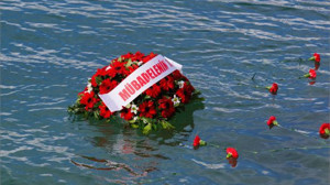 Ayvalık'ta Mübadele Anısına Çelenk Bırakıldı