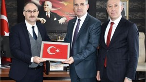 Gençlik ve Spor Bakanlığı Heyeti'nden Rektöre Hayırlı Olsun Ziyareti