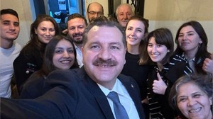 Yılmaz ve Aydemir Merhaba Gazetesi'ni Ziyaret Etti