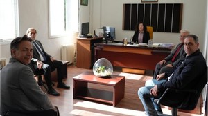 Mustafa Aysel Burhaniye'de Saha Ziyaretlerinde