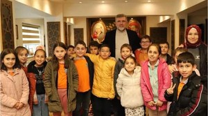 Başkan Cankul Minik Misafirlerini Ağırladı