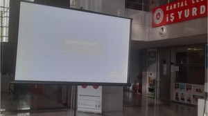 İstanbul Adalet Sarayı’na resmi veriler için ekran kuruldu
