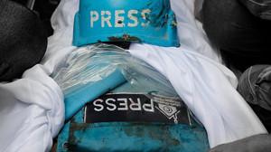 İsrail, Nuseyrat Mülteci Kampı’nda gazetecileri hedef aldı