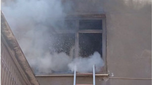 Balıkesir'de Dört Katlı Binada Yangın