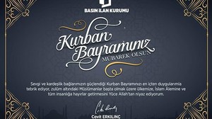 Basın İlan Kurumu'ndan Kurban Bayramı Mesajı
