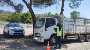 Balıkesir'de Yük Taşıyan Araçlara Özel Denetim