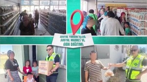Bandırma'da Sosyal Yardım Görselleri Tepki Topladı