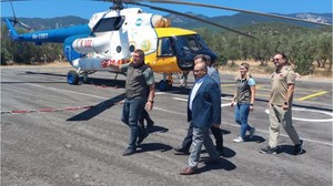Vali Ustaoğlu Yangın Hazırlıklarını Gözden Geçirdi