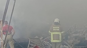 Gömeç’te Hurdalıkta Çıkan Yangın Korkuttu