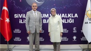 Belgin Uygur ve Rektör Boz Görüştü