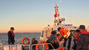 Ayvalık’ta 15 Düzensiz Göçmene Operasyon