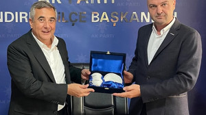 MÜSİAD'dan AK Parti İlçe Başkanı Karlahan’a Ziyaret
