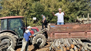 Balıkesir'de Orman Köylüsüne Yakacak Desteği
