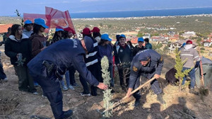 Balıkesir Jandarması Fidan Dikimi Yaptı
