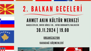 Balkan Geceleri Burhaniye'de Başlıyor