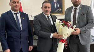Burhaniye Kaymakamı Memiş'e Karadağ'dan Ziyaret