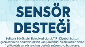 Büyükşehir’den Tip 1 Diyabetli Çocuklara Ücretsiz Sensör Desteği