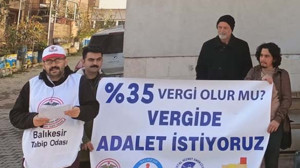 Sağlık Çalışanlarından Vergide Adalet Eylemleri 41. Haftada