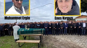 Patlamada Hayatını Kaybeden Muhammet Ergin ve Enes Kırmızı Toprağa Verildi