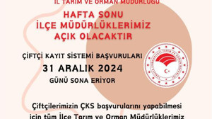 Tarımsal Destek İçin Son Şans