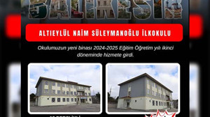 Altıeylül’de Naim Süleymanoğlu İlkokulu’nun Yeni Binası Açıldı