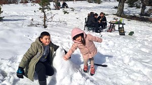 Balıkesirliler Kar Özlemini Çataldağ’da Giderdi