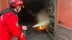 Trafodaki Yangın Faciaya Dönüşmeden Söndürüldü!