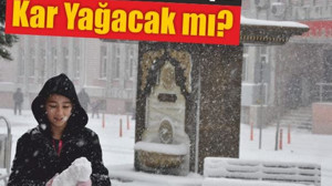 Balıkesir'e O Tarihte Kar Yağışı Uyarısı