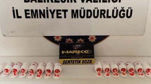Balıkesir'de 1.087 Sentetik Ecza Hap Ele Geçirildi!