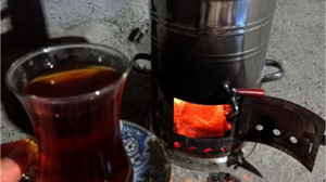 Balıkesirliler İftardan Sonra Semaverde Çay İçiyor