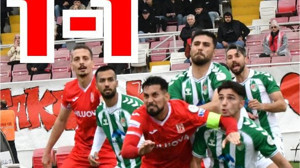 Maçta son durum: Balıkesirspor 1 - Amasyaspor 1