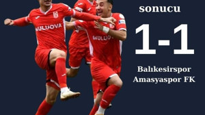 Balıkesirspor Maçı Berabere Bitti 1-1