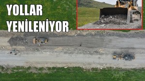 Başkan Akın, tehlike arz eden yolları yeniliyor