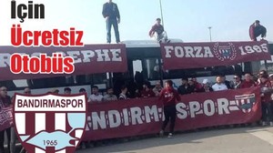 Bandırmaspor Taraftarına Ücretsiz Ankara Seferi!