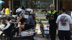 Balıkesir'de Motorculara Denetim